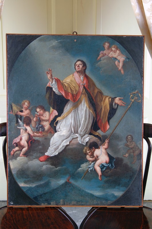 Ambito napoletano sec. XVIII, San Gennaro in gloria