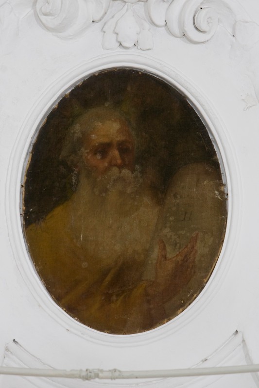 Ambito napoletano sec. XVIII, Mosè in olio su tela