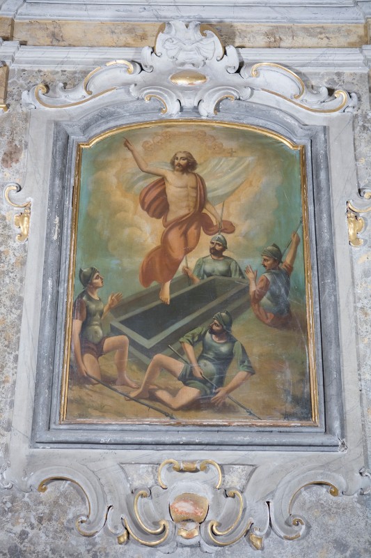 Ambito napoletano inizio sec. XX, Resurrezione di Gesù Cristo in olio su tela