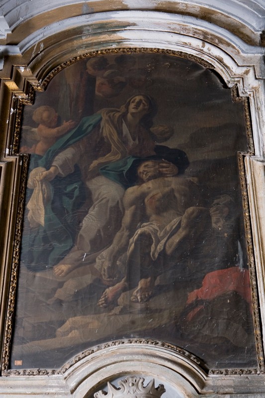 D'Elia A. metà sec. XVIII, Pietà in olio su tela