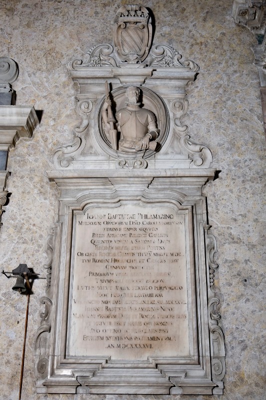 Mencaglia G. (1647), Monumento sepolcrale di Giovan Battista Filomarino in marmo