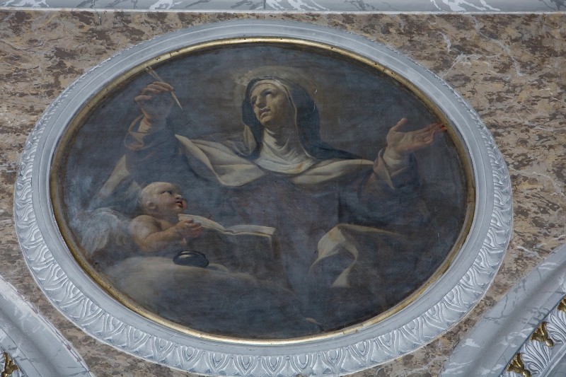 Giordano L. terzo quarto sec. XVII, Santa Teresa d'Avila in olio su tela