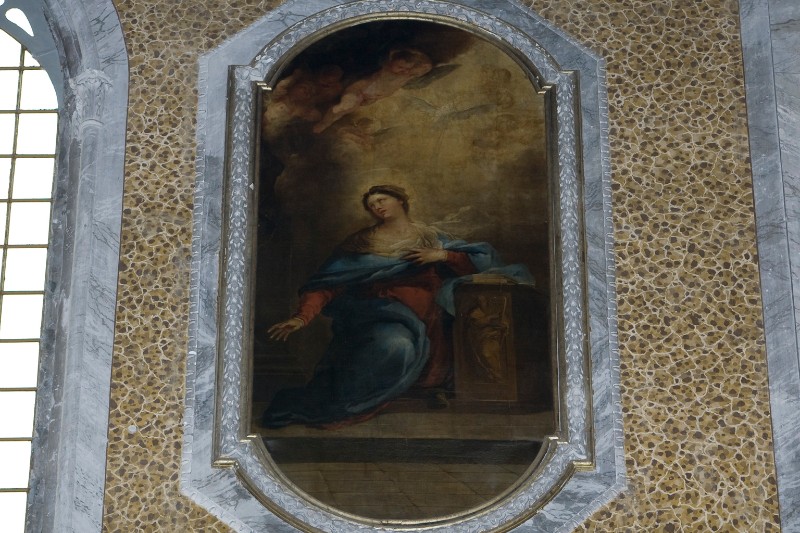 Giordano L. terzo quarto sec. XVII, Madonna annunciata in olio su tela