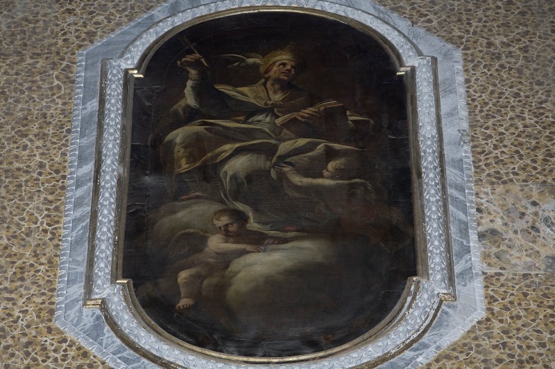Giordano L. terzo quarto sec. XVII, San Gregorio in olio su tela