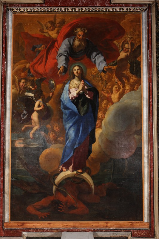 Mellini C. (1646), Madonna immacolata in olio su tela
