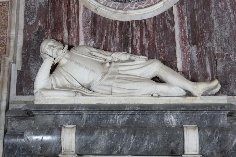 Bott. napoletana fine sec. XVI, Monumento sepolcrale