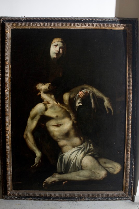 Vaccaro A. metà sec. XVII, Pietà in olio su tela