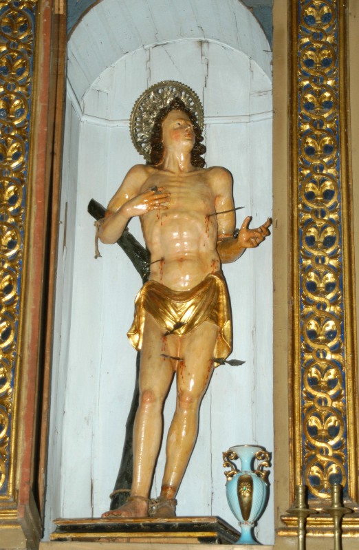 Artigianato campano sec. XVIII, Statua di San Sebastiano