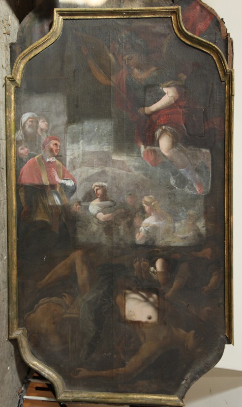 Rossi A. sec. XVIII, San Michele in olio su tela