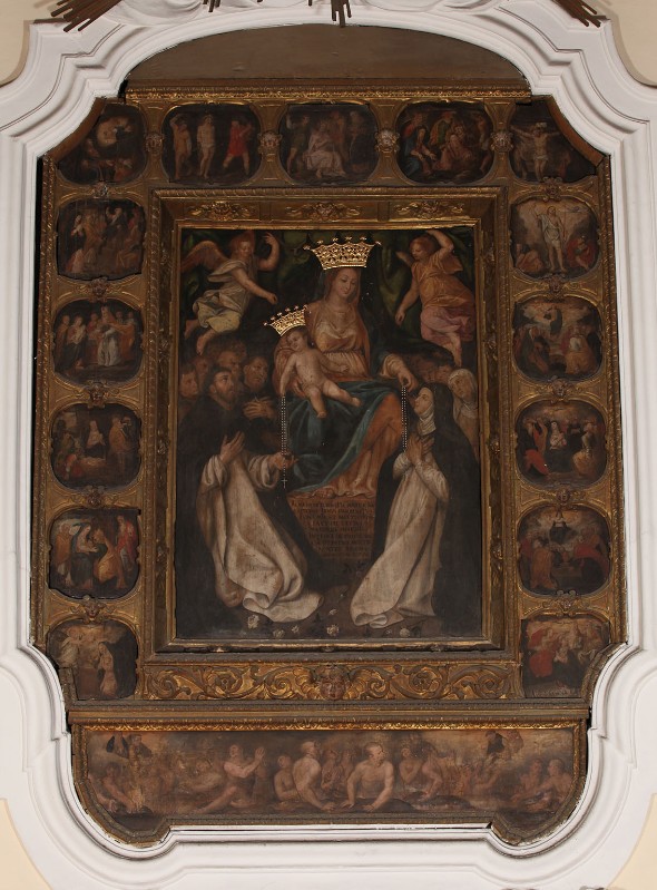 Santafede F. (1579), Polittico della Madonna del rosario