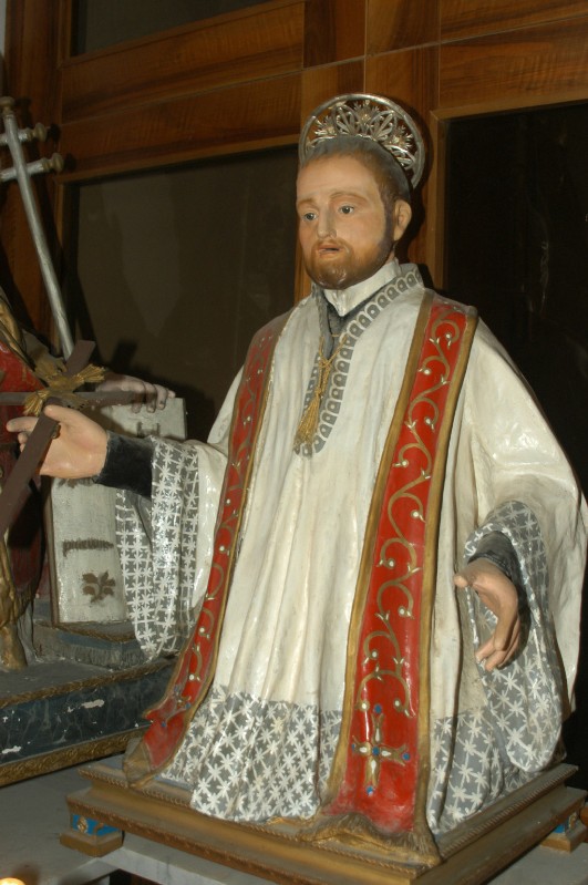 Cartapestaro campano sec. XIX, Busto di Sant'Antimo