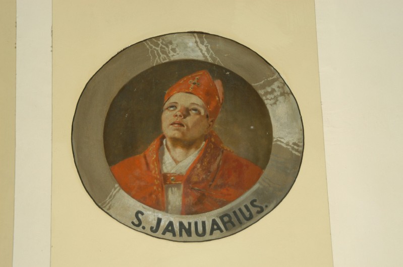 Pittore campano sec. XVIII, Dipinto con San Gennaro