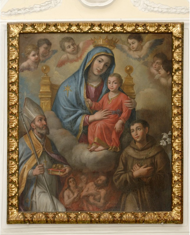 Di Spigna Alfonso sec. XVIII, Madonna di Montevergine e Santi Antonio e Nicola
