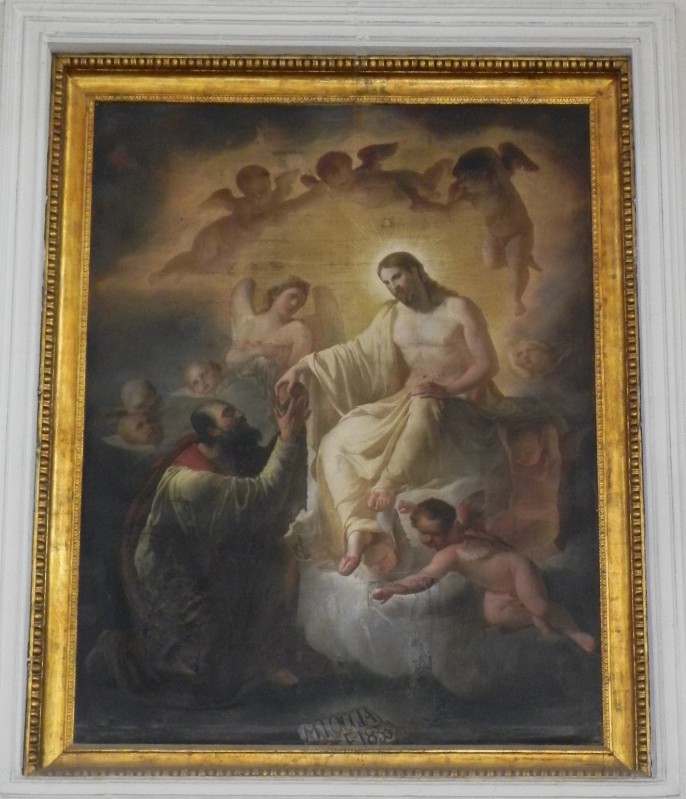 Foggia Michele (1835), San Felice riceve il pane da Cristo