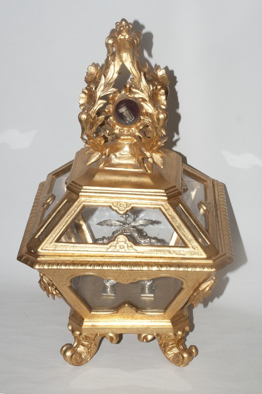 Artigianato napoletano sec. XVIII, Reliquiario a urna di San Vitale
