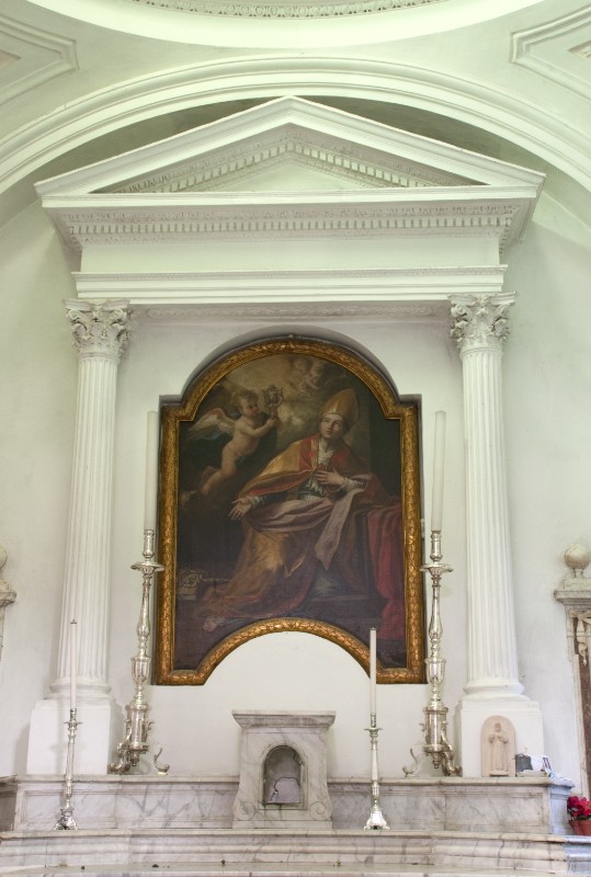 Stuccatore napoletano sec. XIX, Edicola di San Gennaro
