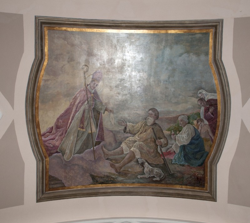 Tammaro L. (1926), Dipinto di San Gennaro che guarisce lo storpio