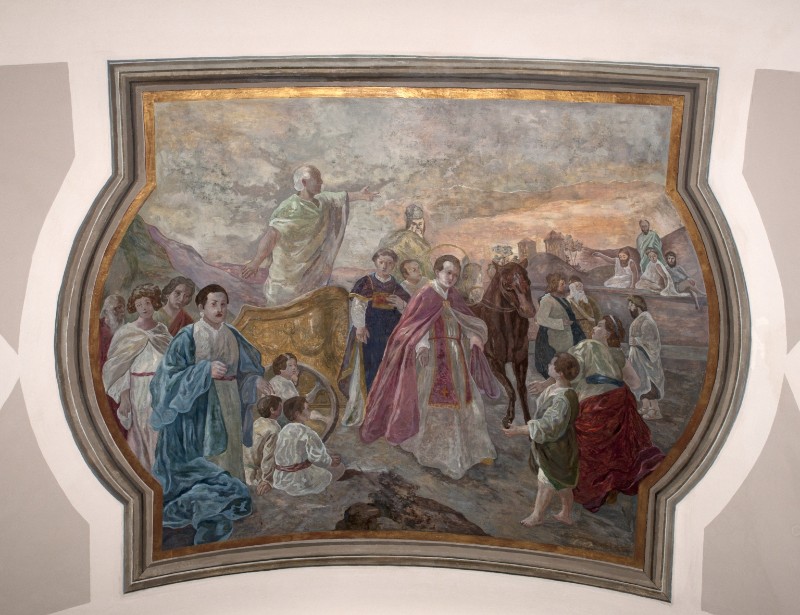 Tammaro L. (1926), Dipinto della storia della vita di San Gennaro