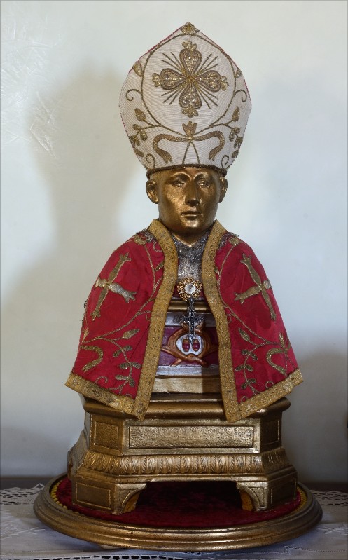 Scultore napoletano sec. XIX, Busto di San Gennaro