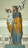 Artigianato campano sec. XX, Statua con San Giuseppe