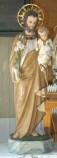 Produzione campana sec. XX, Statua con San Giuseppe
