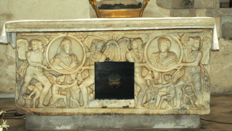 Marmoraro campano sec. IV, Sarcofago San Bernardo