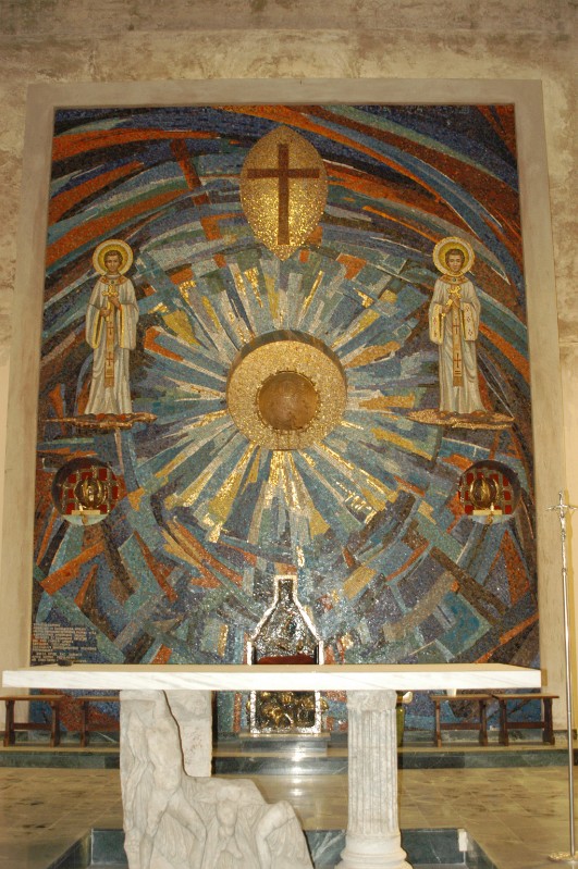 Artigianato italiano (1977), Mosaico con Santi Casto e Secondino