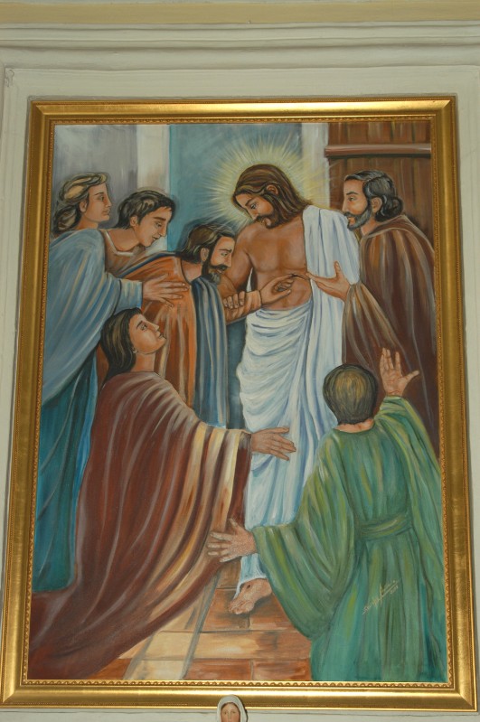 Antonello G. (2002), Dipinto con apparizione di Gesù