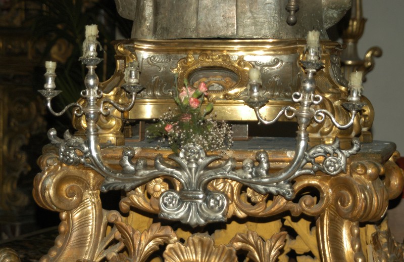Argentiere campano sec. XIX, Candelabro di San Leone IX
