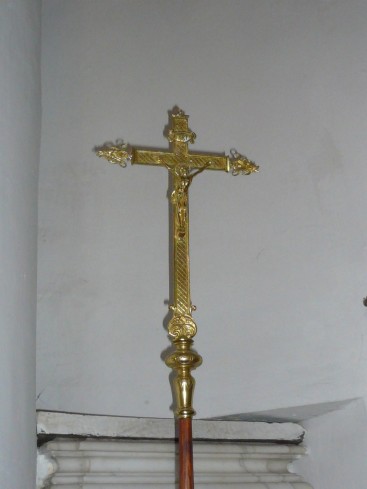 Bottega napoletana sec. XVIII, Croce astile