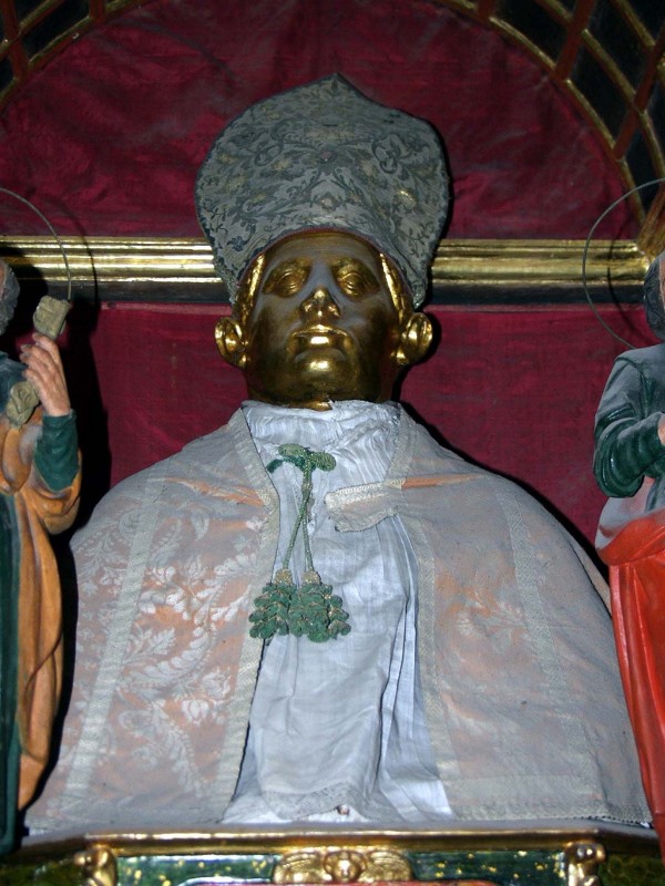 Bottega napoletana sec. XVIII, Busto di San Gennaro