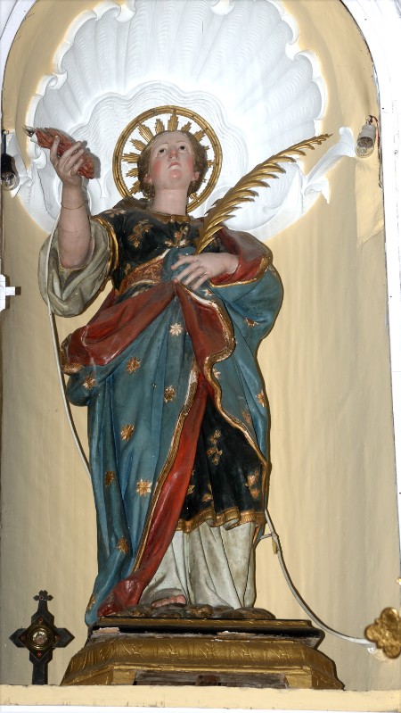 Scultore napoletano sec. XVIII, Statua di Santa Tecla