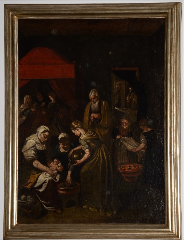 Maniera di Guarino F. sec. XVII, Dipinto della Nascita di Maria