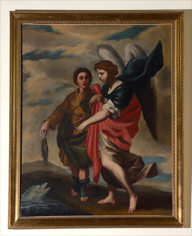 Guarino F. sec. XVII, Dipinto di Tobia e San Raffaele arcangelo