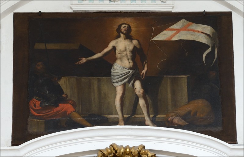 Guarino F. sec. XVII, Dipinto della Resurrezione di Gesù