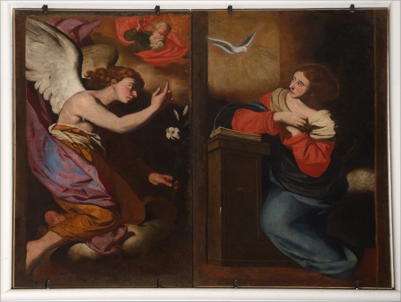 Guarino F. sec. XVII, Dipinto dell'angelo annunciante