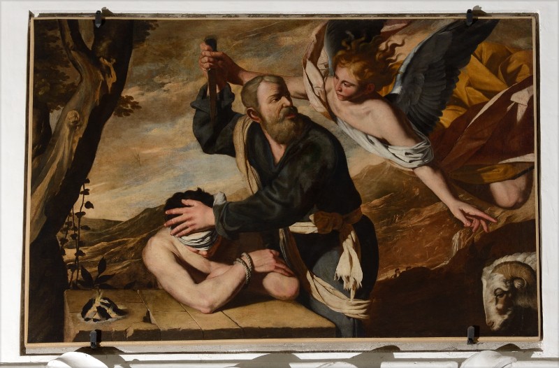 Guarino F. sec. XVII, Dipinto del Sacrificio di Isacco