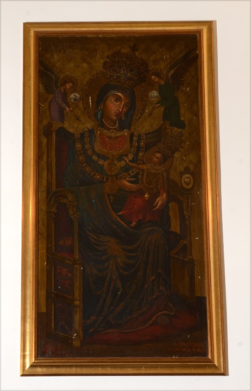 Ambito campano sec. XX, Dipinto della Madonna di Montevergine
