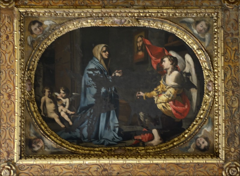 Guarino F. sec. XVII, Dipinto della Madonna con l'angelo