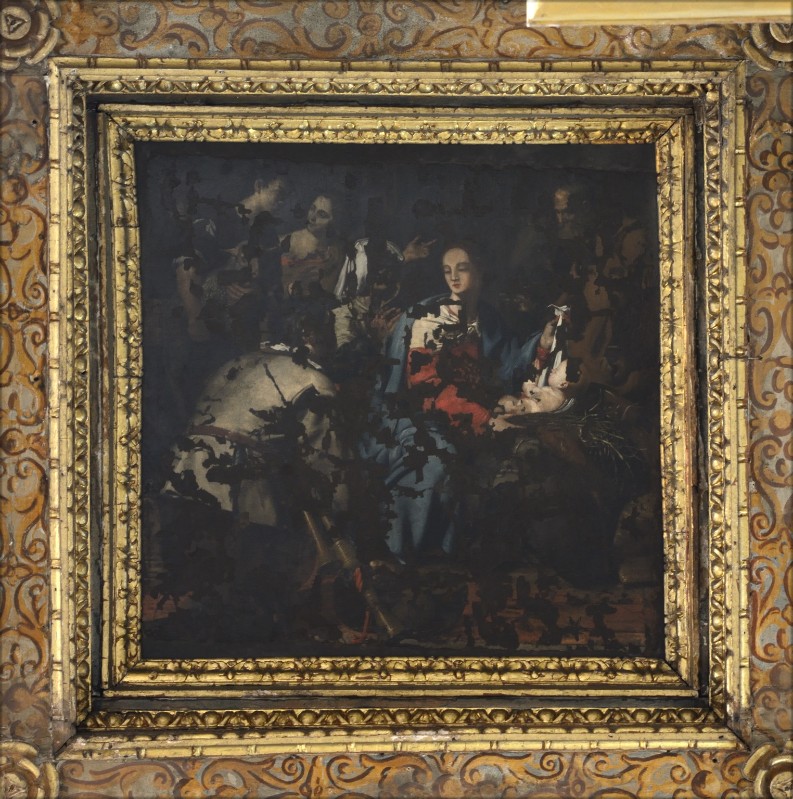 Guarino F. sec. XVII, Dipinto dell'Adorazione dei pastori