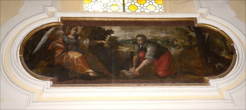 Guarino F. sec. XVII, Dipinto di San Raffaele arcangelo e Tobia