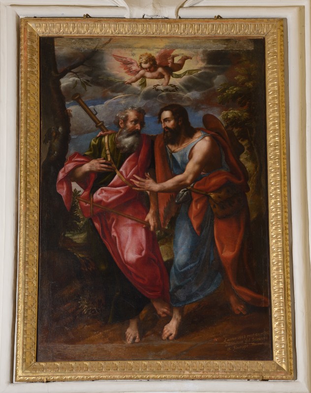 Guarino F. sec. XVII, Dipinto di San Giacomo e Sant'Andrea