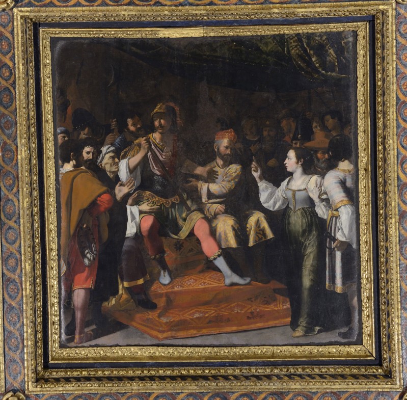 Guarino F. sec. XVII, Dipinto di Sant'Agata davanti a Quinziano