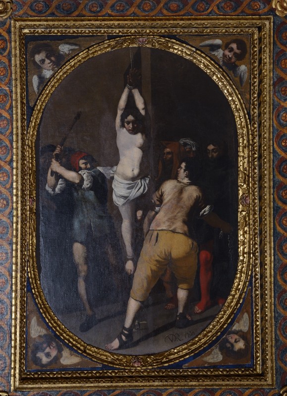 Guarino F. sec. XVII, Dipinto di Sant'Agata flagellata al palo