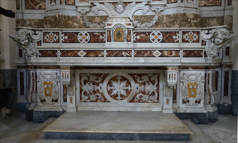 Marmoraio campano sec. XVIII, Altare laterale