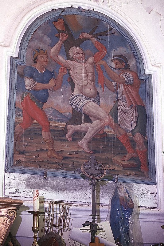 Ambito italiano secc. XV-XVI, San Bartolomeo scorticato vivo