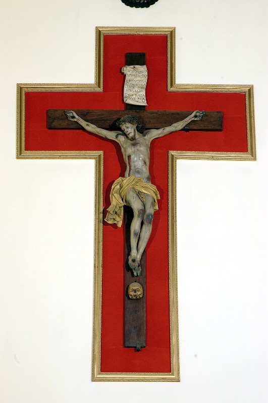 Colombo G. inizio sec. XVIII, Crocifisso in legno scolpito