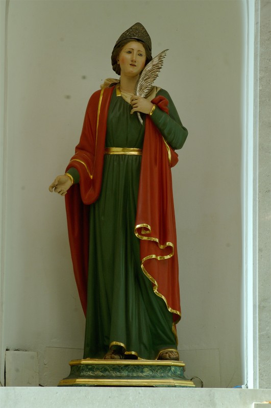 Bott. lucana sec. XIX, Statua di Santa Lucia vergine e martire