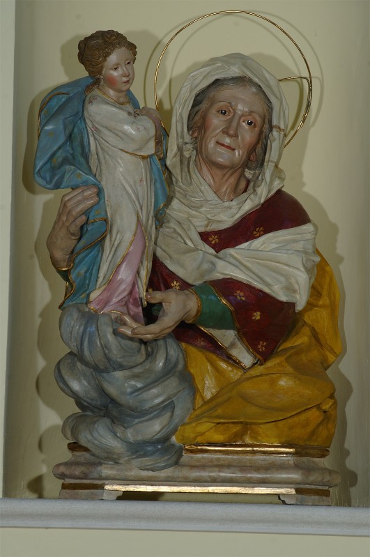 Bott. campana inizio sec. XVIII, Statua di Sant'Anna