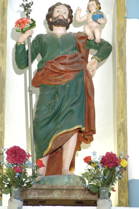 Bott. lucana sec. XVII, Statua di San Cristoforo